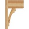 Ekena Millwork Merced Block Rough Sawn Outlooker, Western Red Cedar, 8"W x 14"D x 22"H OUT08X14X22MRC05RWR - alternate 4
